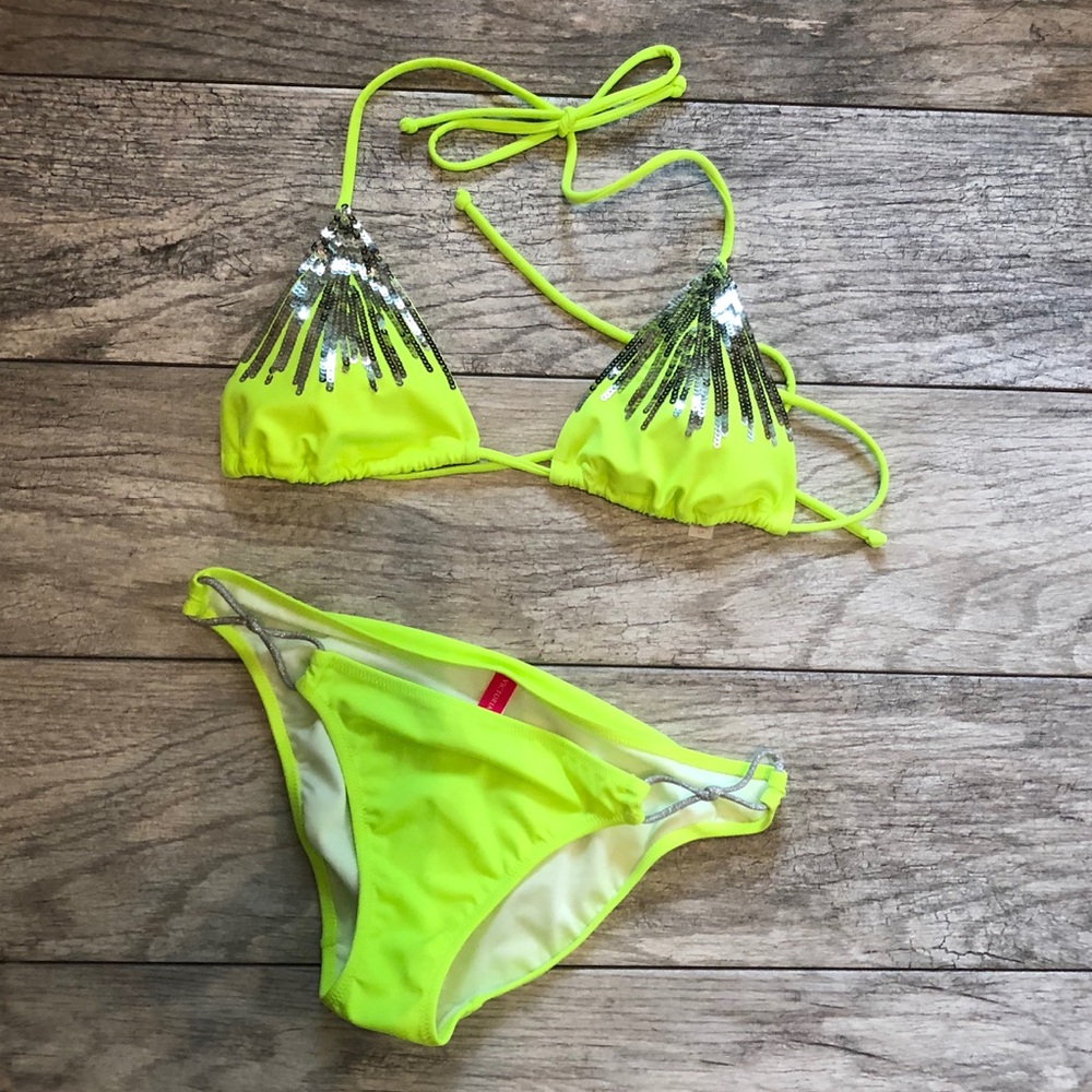 Victoria’s Secret Neon Green Swimsuit